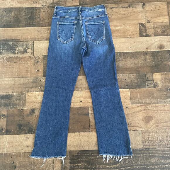 Mother The Insider Crop Step Fray in Girl Crush Size 25 - Picture 2 of 4